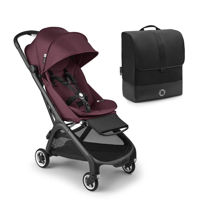 Bugaboo Butterfly Travel Pushchair - Dark Cherry-Strollers-No Bumper Bar- | Natural Baby Shower