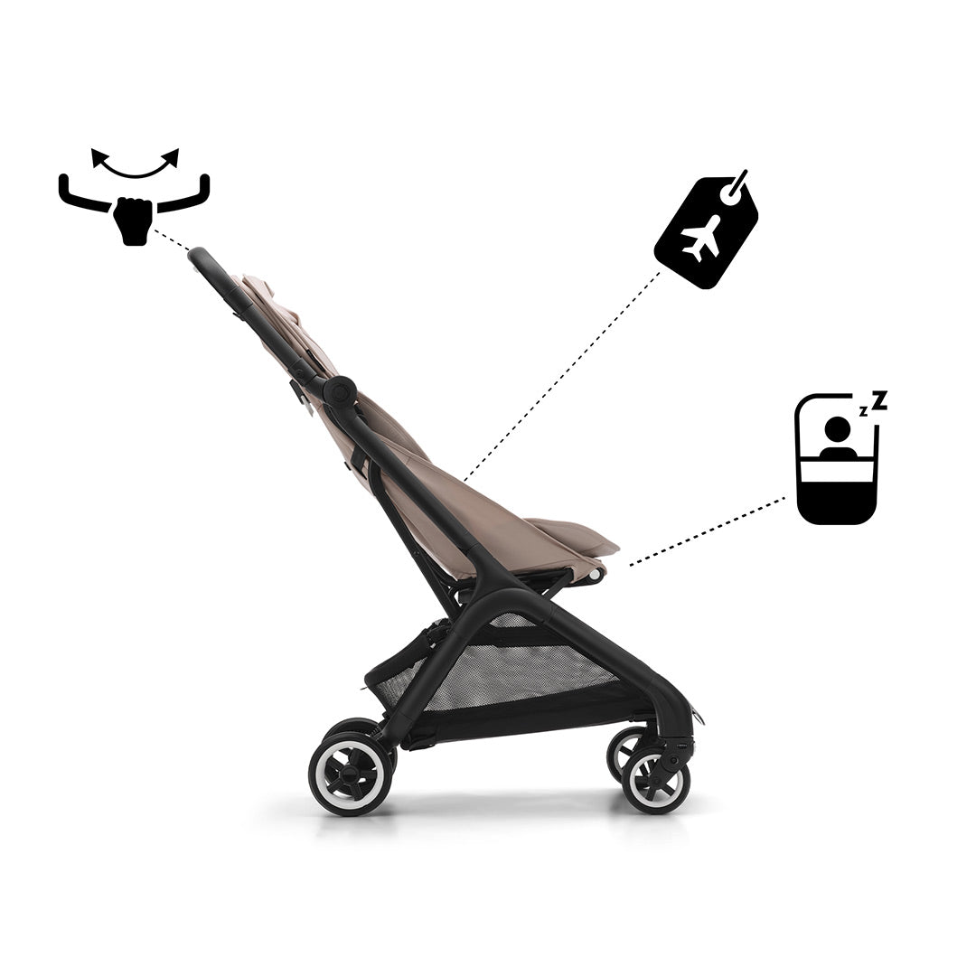 Bugaboo Butterfly + Cloud T Bundle - Desert Taupe-Travel Systems- | Natural Baby Shower