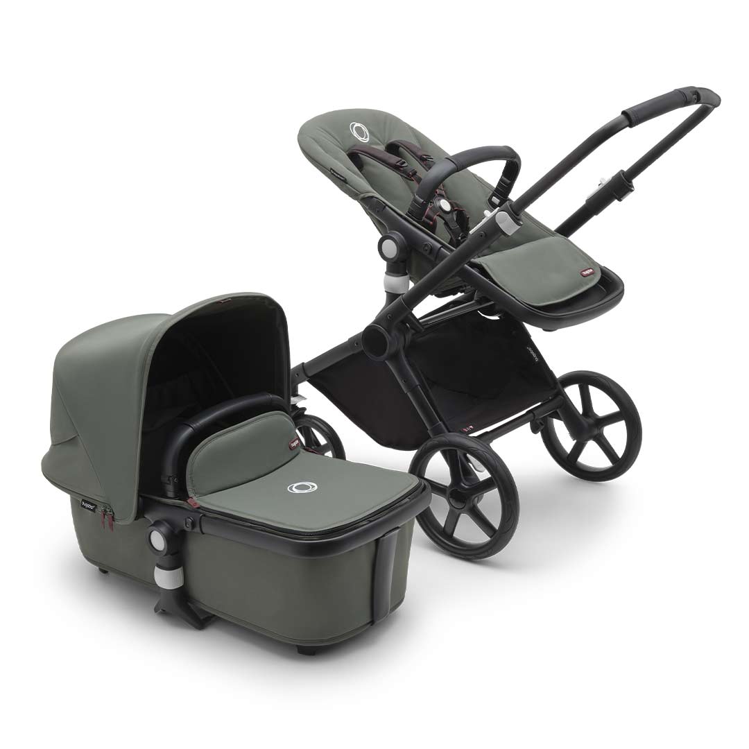 Bugaboo Fox Cub Essential Bundle - Forest Green-Stroller Bundles-Forest Green- | Natural Baby Shower