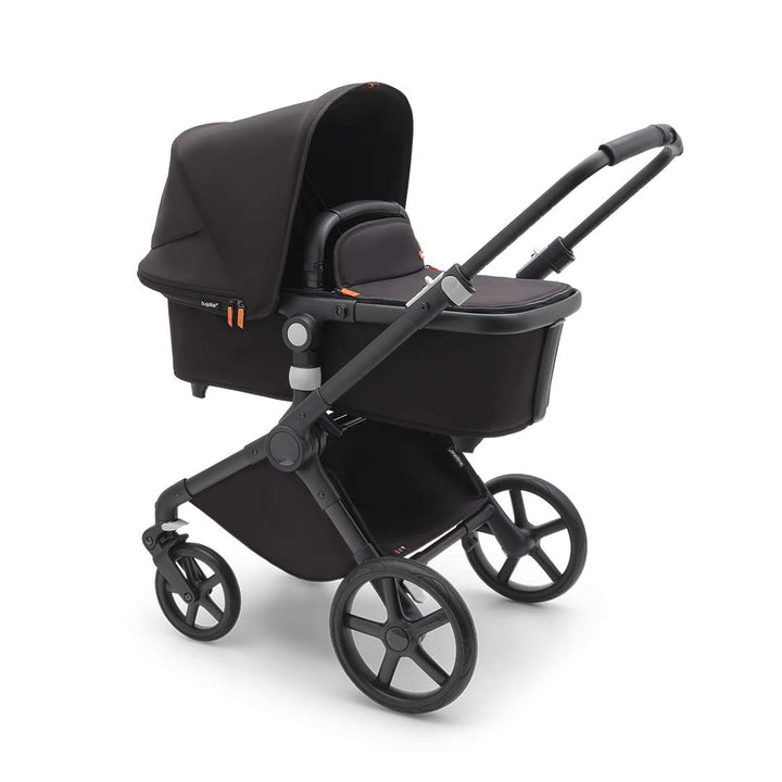 Bugaboo Fox Cub Complete Pushchair + Turtle Travel System - Midnight Black-Travel Systems-Midnight Black-No Base | Natural Baby Shower