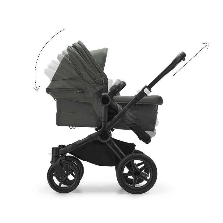 Bugaboo Donkey 5 Duo Pushchair - Black/Forest Green-Strollers- | Natural Baby Shower