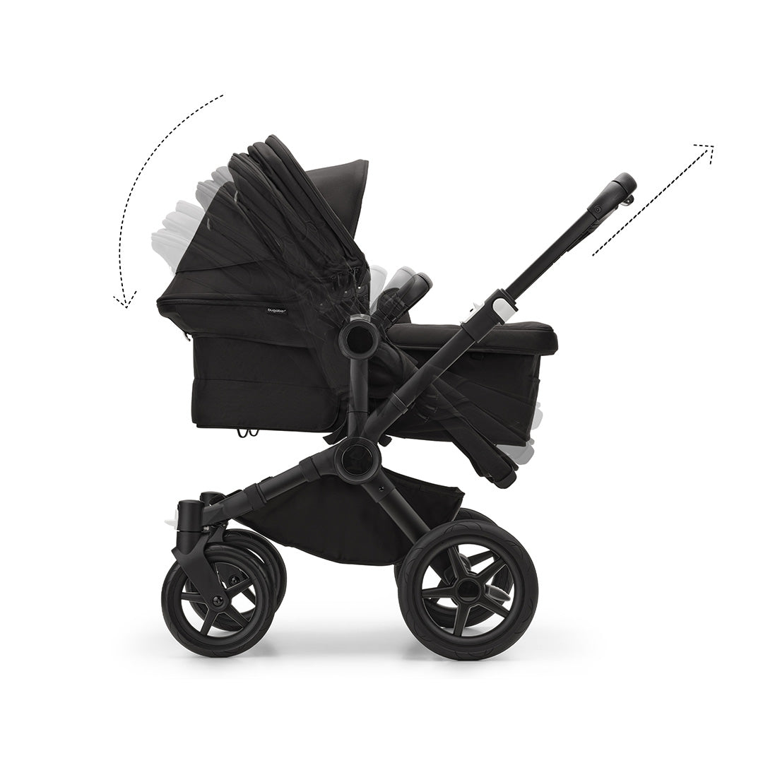 Bugaboo Donkey 5 Duo Pushchair - Black/Midnight Black-Strollers- | Natural Baby Shower