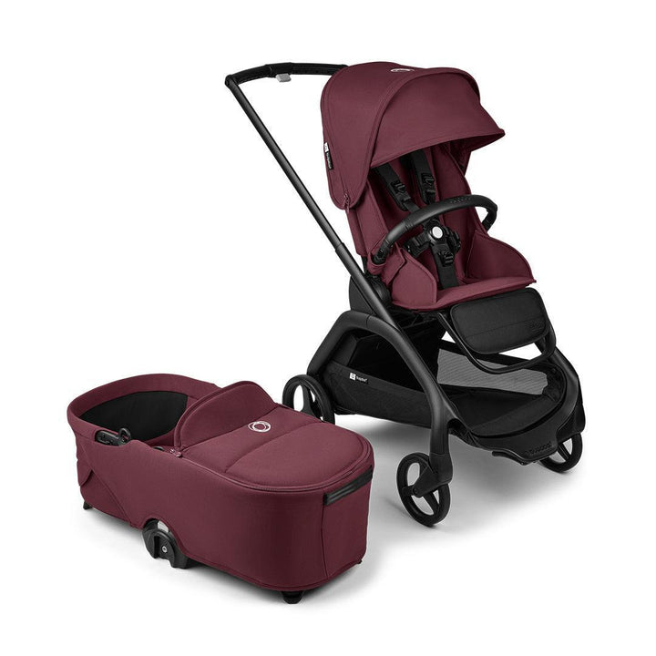 Bugaboo Dragonfly Complete - Dark Cherry-Strollers-Dark Cherry- | Natural Baby Shower