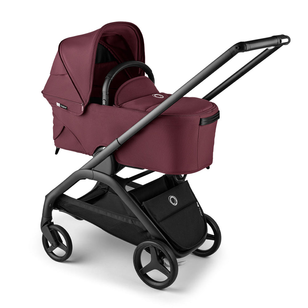 Bugaboo Dragonfly Bassinet Complete - Dark Cherry-Carrycots-Dark Cherry- | Natural Baby Shower