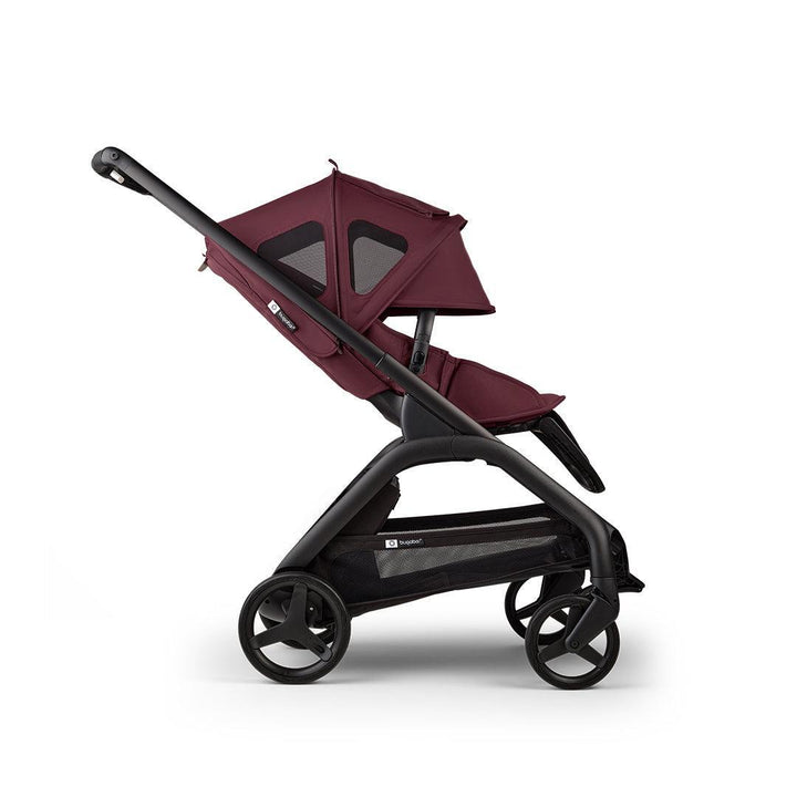 Bugaboo Dragonfly Breezy Sun Canopy - Dark Cherry-Sun Covers-Dark Cherry- | Natural Baby Shower