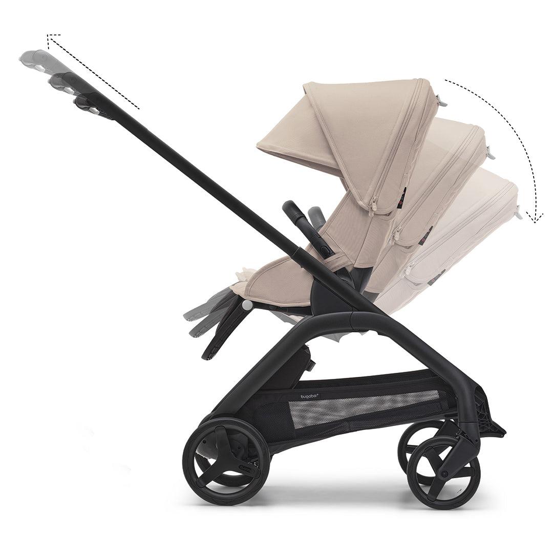 Bugaboo Dragonfly Complete Pushchair - Desert Taupe-Strollers- | Natural Baby Shower