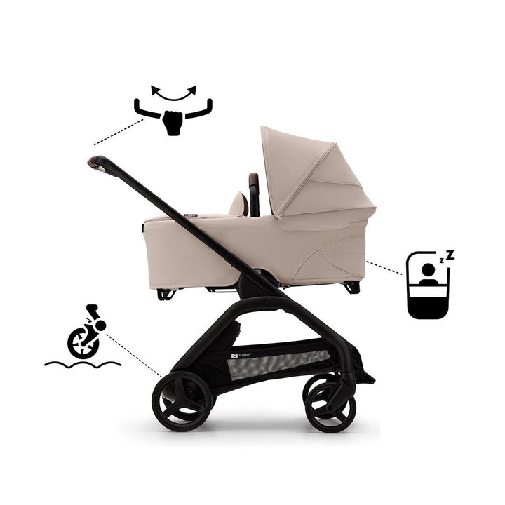 Bugaboo Dragonfly Complete Pushchair - Desert Taupe-Strollers- | Natural Baby Shower