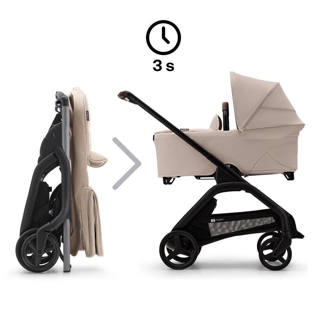 Bugaboo Dragonfly Complete Pushchair - Desert Taupe-Strollers- | Natural Baby Shower