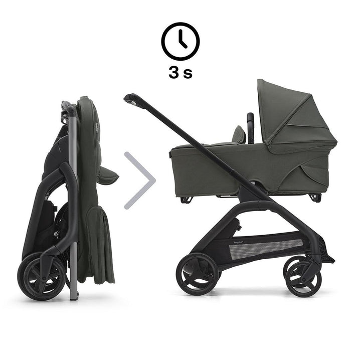 Bugaboo Dragonfly Complete Pushchair - Forest Green-Strollers-Forest Green-No Carrycot | Natural Baby Shower