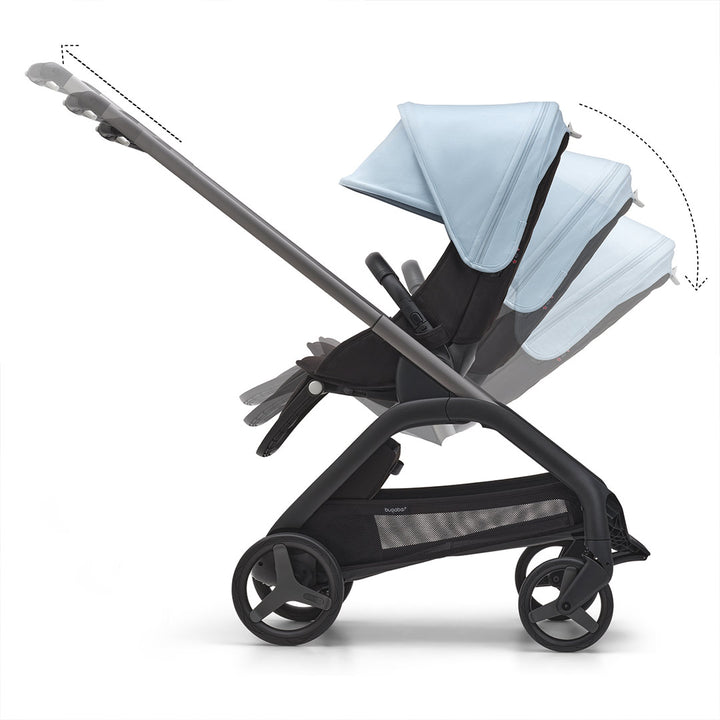 Bugaboo Dragonfly Complete Pushchair - Skyline Blue-Strollers-Skyline Blue-No Carrycot | Natural Baby Shower