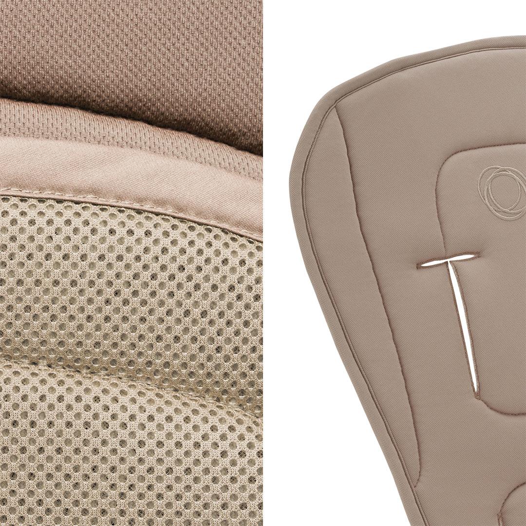 Bugaboo Dual Comfort Seat Liner - Dune Taupe-Seat Liners-Dune Taupe- | Natural Baby Shower