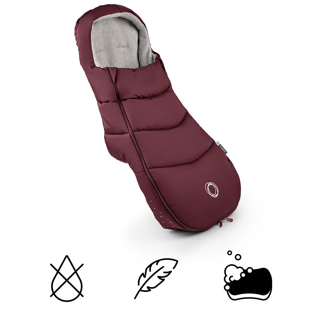 Bugaboo Footmuff - Dark Cherry-Footmuffs-Dark Cherry- | Natural Baby Shower