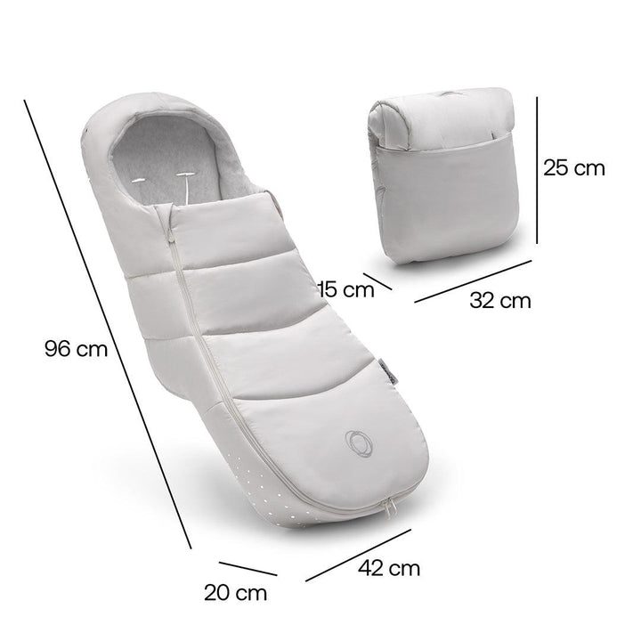 Bugaboo Footmuff - Fresh White-Footmuffs- | Natural Baby Shower