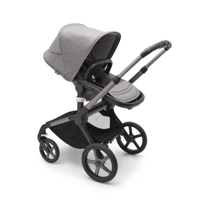 Bugaboo Fox 5 + Pebble Pro Ultimate Travel System - Grey Melange-Travel Systems-Grey Melange-No Base | Natural Baby Shower