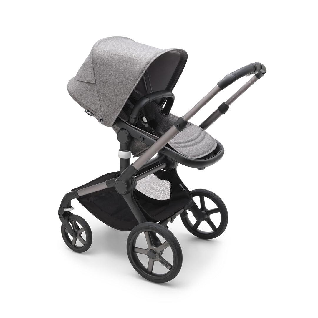 Bugaboo Fox 5 + Cloud T Ultimate Travel System - Grey Melange-Travel Systems-Grey Melange-No Base | Natural Baby Shower