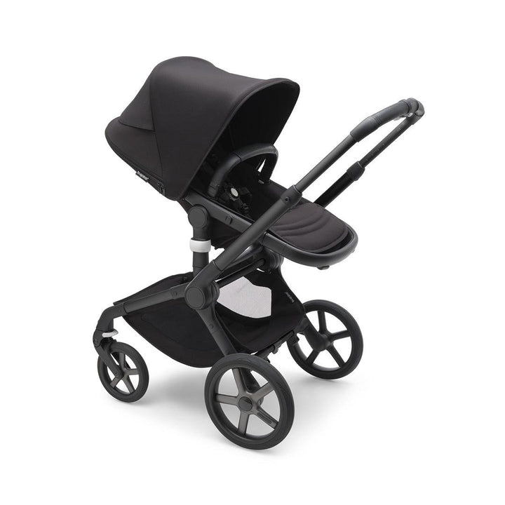 Bugaboo Fox 5 Complete Pushchair - Midnight Black-Strollers-Midnight Black- | Natural Baby Shower