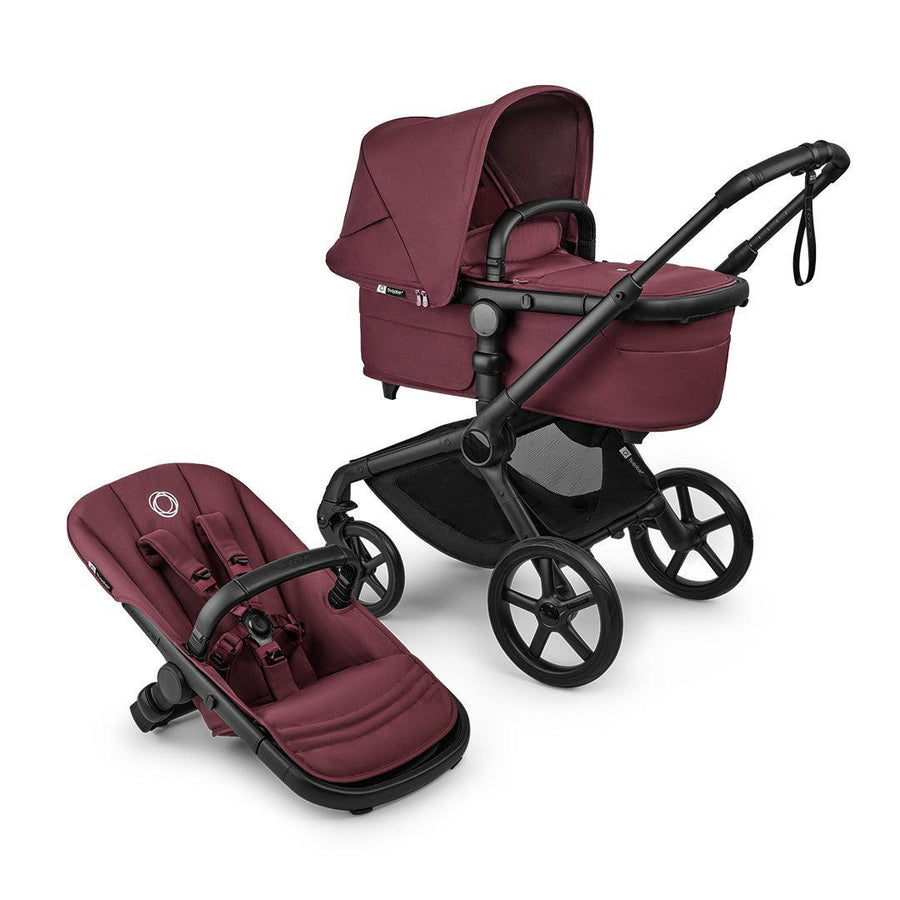 Bugaboo Fox 5 Renew Complete Pushchair - Dark Cherry-Strollers-Dark Cherry-One Size | Natural Baby Shower