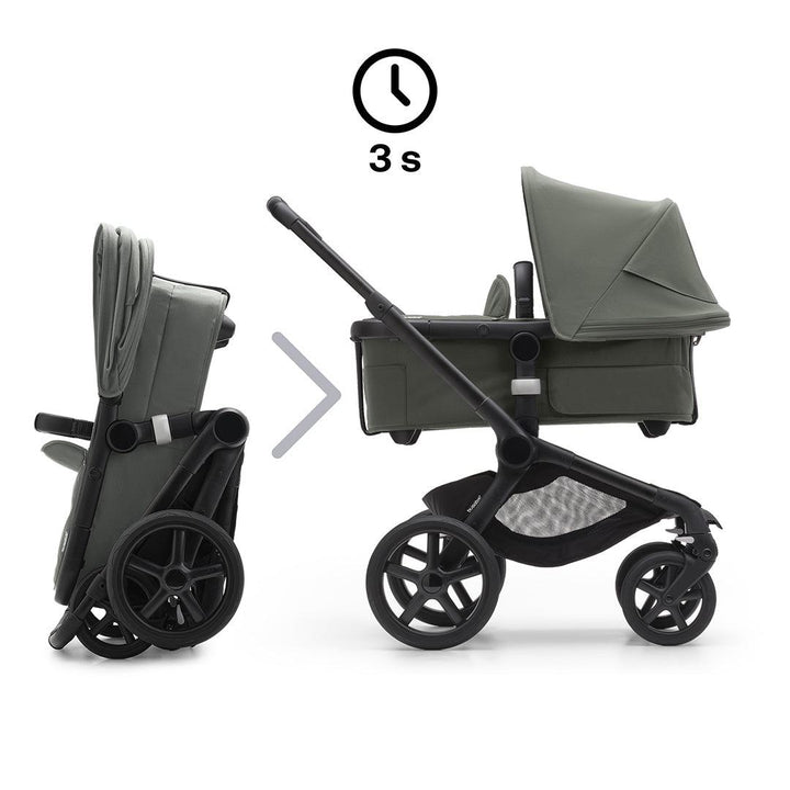 Bugaboo Fox 5 + Pebble Pro Ultimate Travel System - Forest Green-Travel Systems-Forest Green-No Base | Natural Baby Shower