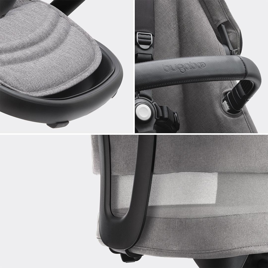 Bugaboo Fox 5 + Pebble Pro Ultimate Travel System - Grey Melange-Travel Systems-Grey Melange-No Base | Natural Baby Shower