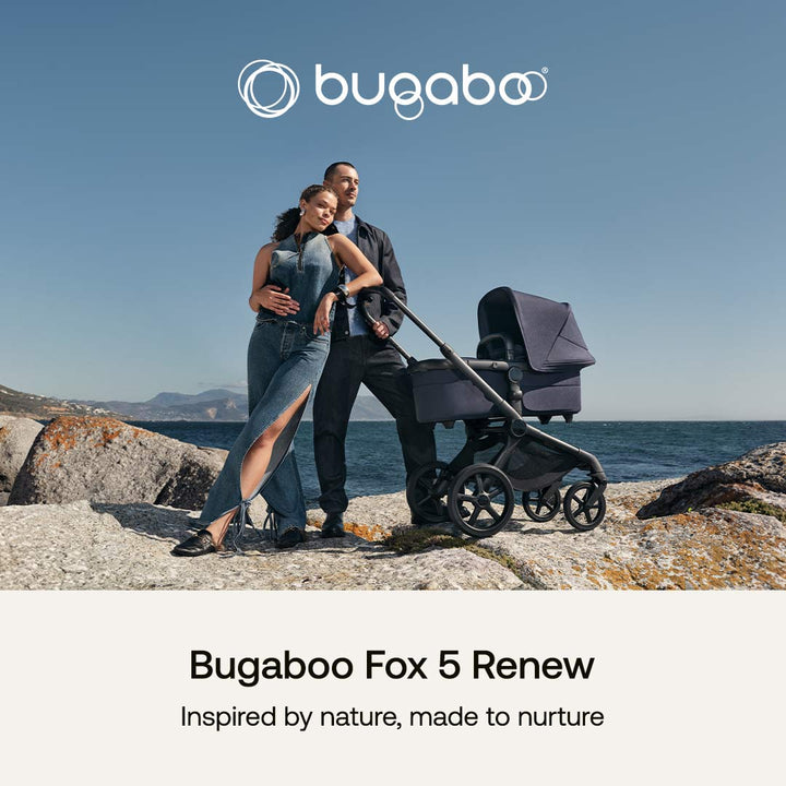 Bugaboo Fox 5 Renew Complete Pushchair - Heritage Black-Strollers-Heritage Black-One Size | Natural Baby Shower