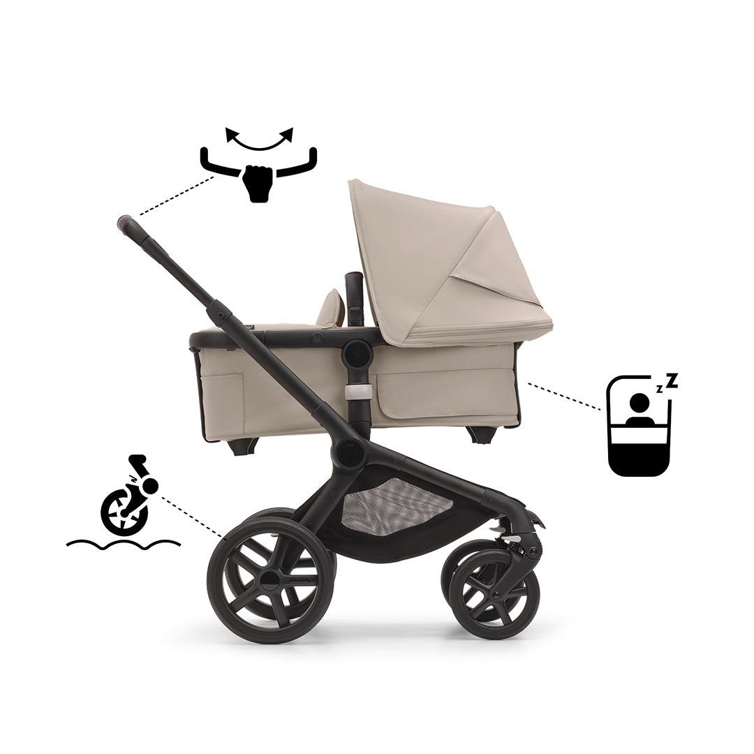 Bugaboo Fox 5 Ultimate Newborn Travel System - Desert Taupe-Travel Systems- | Natural Baby Shower