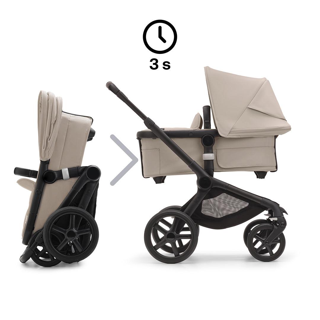 Bugaboo Fox 5 Ultimate Newborn Travel System - Desert Taupe-Travel Systems- | Natural Baby Shower