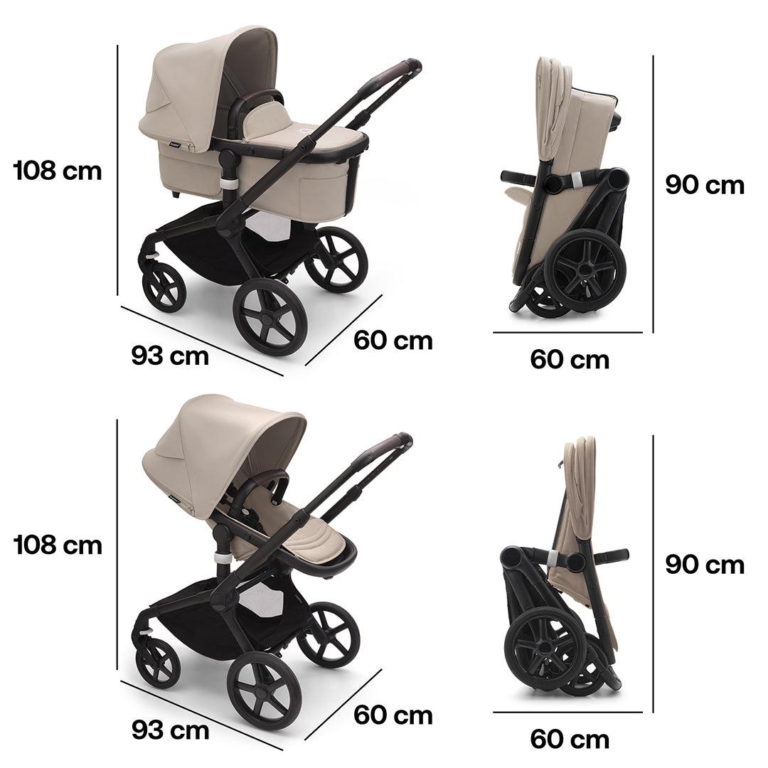 Bugaboo Fox 5 Ultimate Newborn Travel System - Desert Taupe-Travel Systems- | Natural Baby Shower