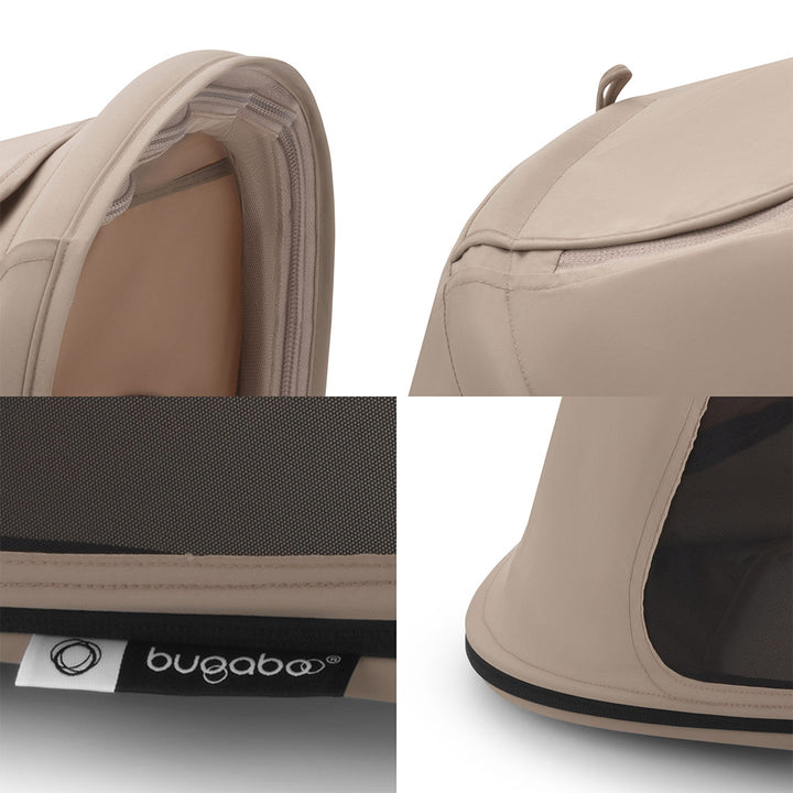 Bugaboo Fox/Fox Cub Breezy Sun Canopy V2 - Dune Taupe-Sun Covers-Dune Taupe- | Natural Baby Shower