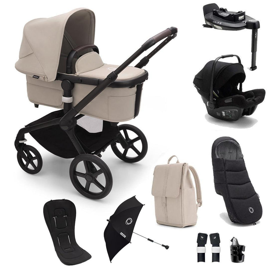 Bugaboo Fox 5 Ultimate Newborn Travel System - Desert Taupe-Travel Systems- | Natural Baby Shower