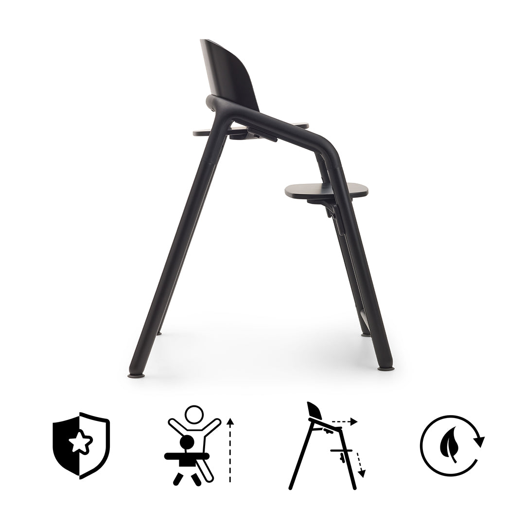 Bugaboo Giraffe Highchair Ultimate Bundle - Black/Black-Highchairs- | Natural Baby Shower