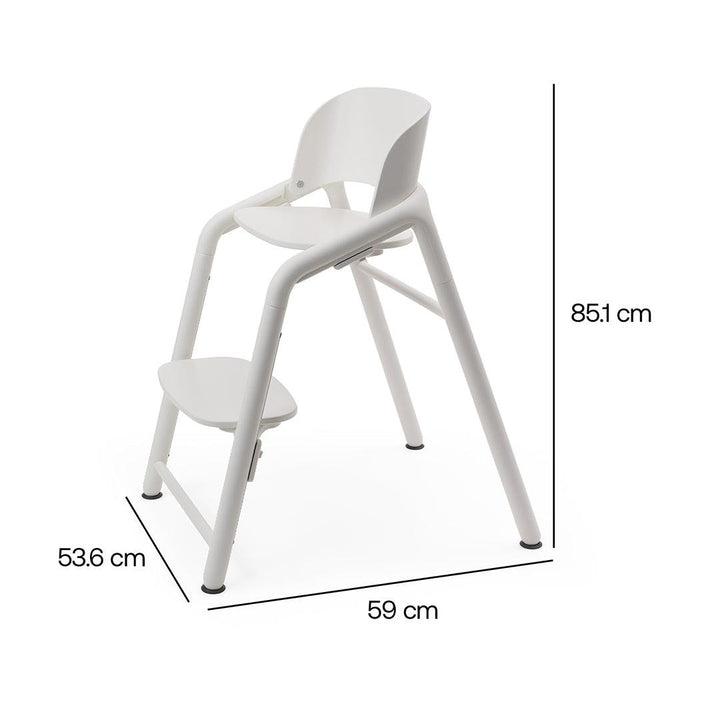 Bugaboo Giraffe Highchair - White/White-Highchairs- | Natural Baby Shower