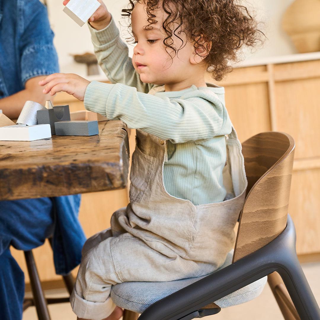 Bugaboo Giraffe Highchair - Wood/Grey-Highchairs- | Natural Baby Shower