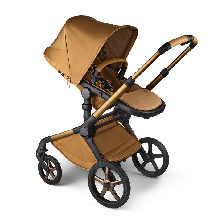 Bugaboo Noir Limited Edition Fox 5 + Turtle Travel System - Amber Glow-Travel Systems- | Natural Baby Shower