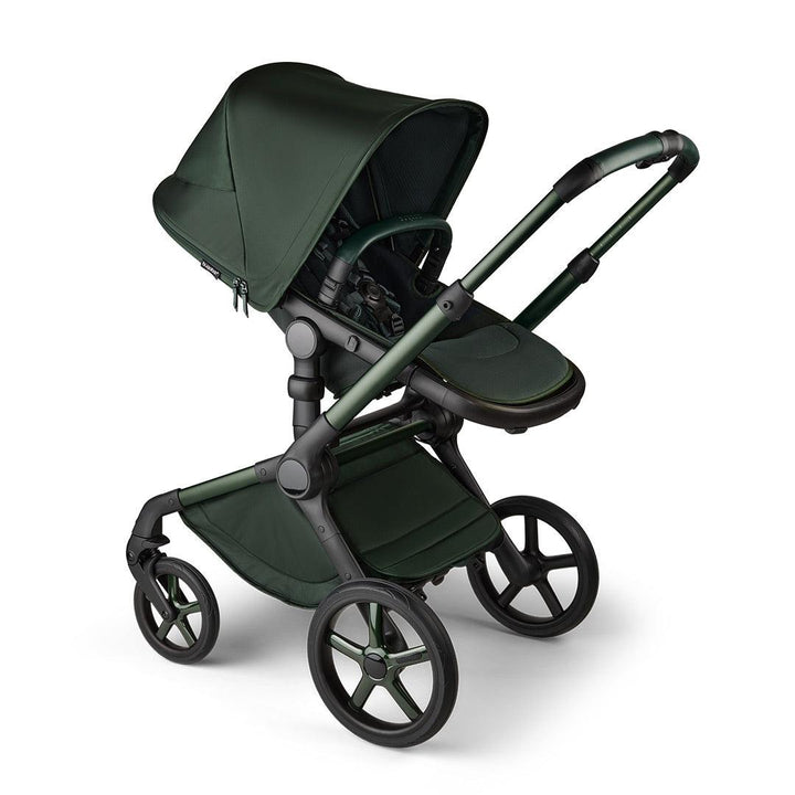 Bugaboo Noir Limited Edition Fox 5 + Turtle Travel System - Midnight Green-Travel Systems- | Natural Baby Shower