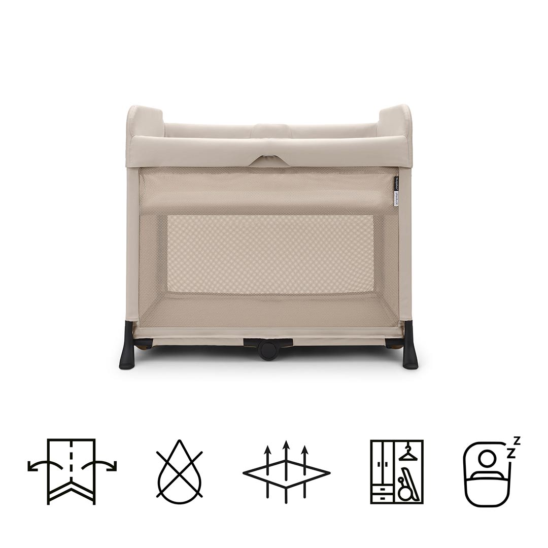 Bugaboo Stardust Travel Cot 2024 - Desert Taupe-Travel Cots-Desert Taupe- | Natural Baby Shower