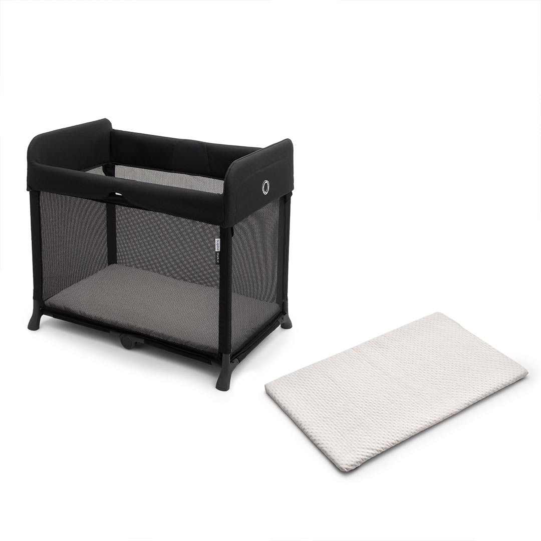 Bugaboo Stardust Travel Cot 2024 - Black-Travel Cots-Black- | Natural Baby Shower