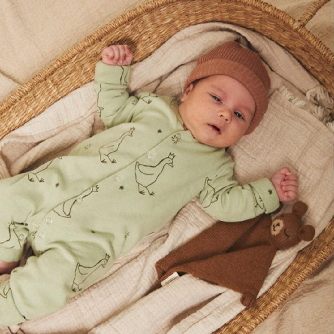 Claude & Co Smith Goose Onesie - Sage-Sleepsuits-Sage-NB | Natural Baby Shower