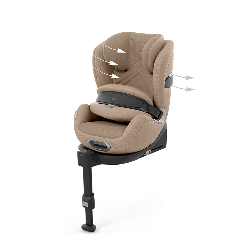 CYBEX Anoris T2 i-Size Plus Car Seat - Cozy Beige-Car Seats-Cozy Beige- | Natural Baby Shower