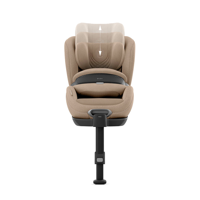 CYBEX Anoris T2 i-Size Plus Car Seat - Cozy Beige-Car Seats-Cozy Beige- | Natural Baby Shower