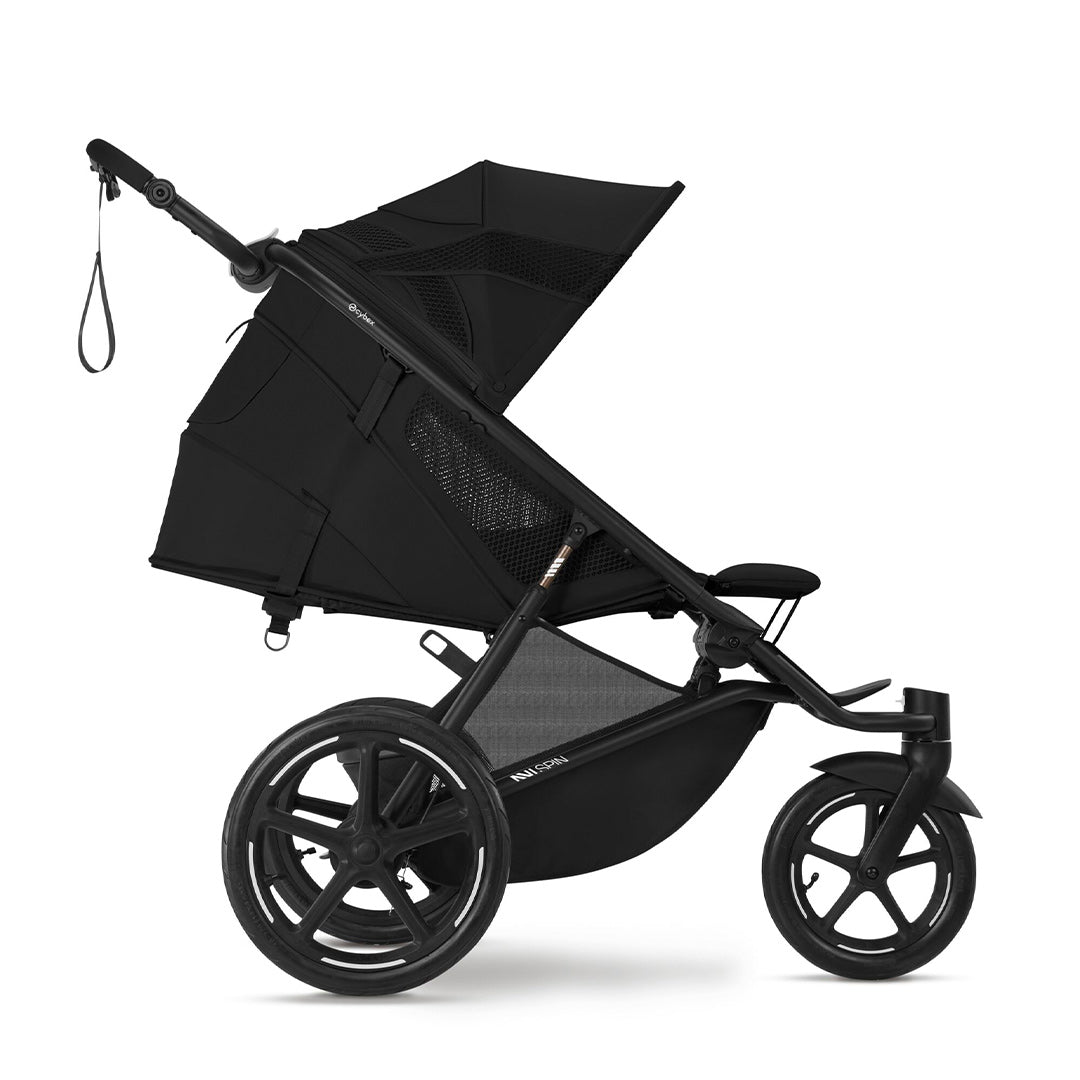 CYBEX Avi Spin Stroller - Moon Black-Strollers-Moon Black- | Natural Baby Shower