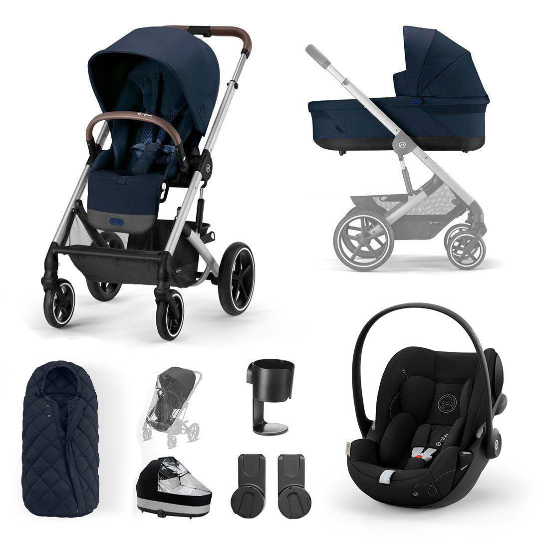 CYBEX Balios S Lux + Cloud G Luxury Bundle - Ocean Blue