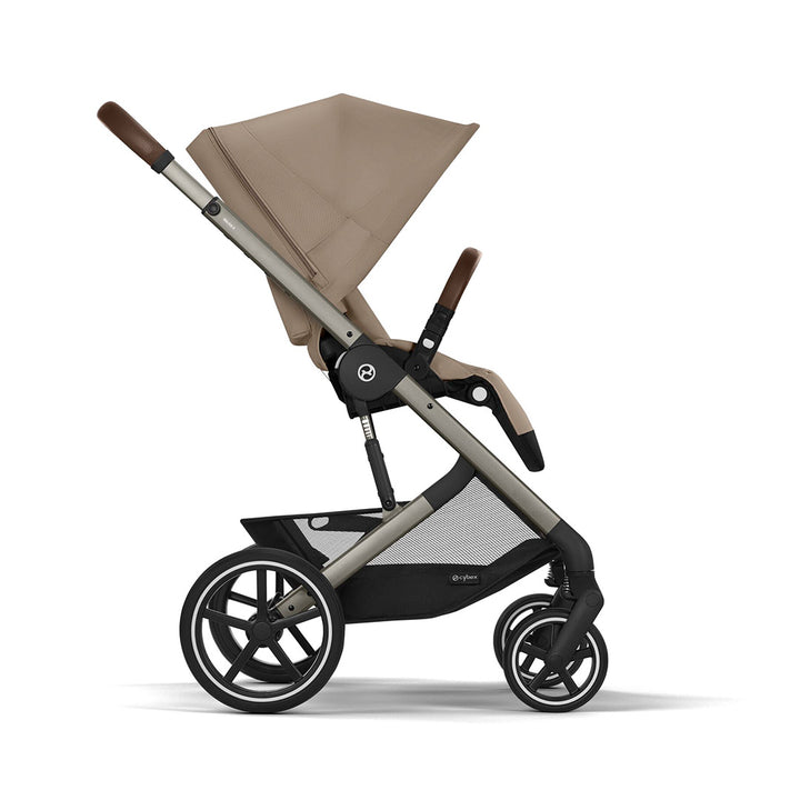 Cybex Balios S Lux Pushchair - Almond Beige-Strollers-Almond Beige-Taupe | Natural Baby Shower