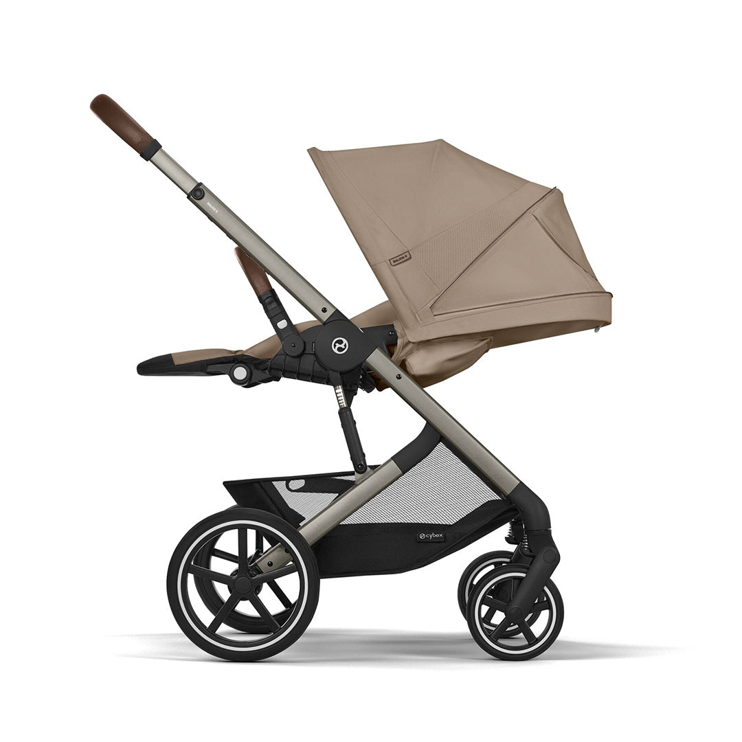 Cybex Balios S Lux Pushchair - Almond Beige-Strollers-Almond Beige-Taupe | Natural Baby Shower