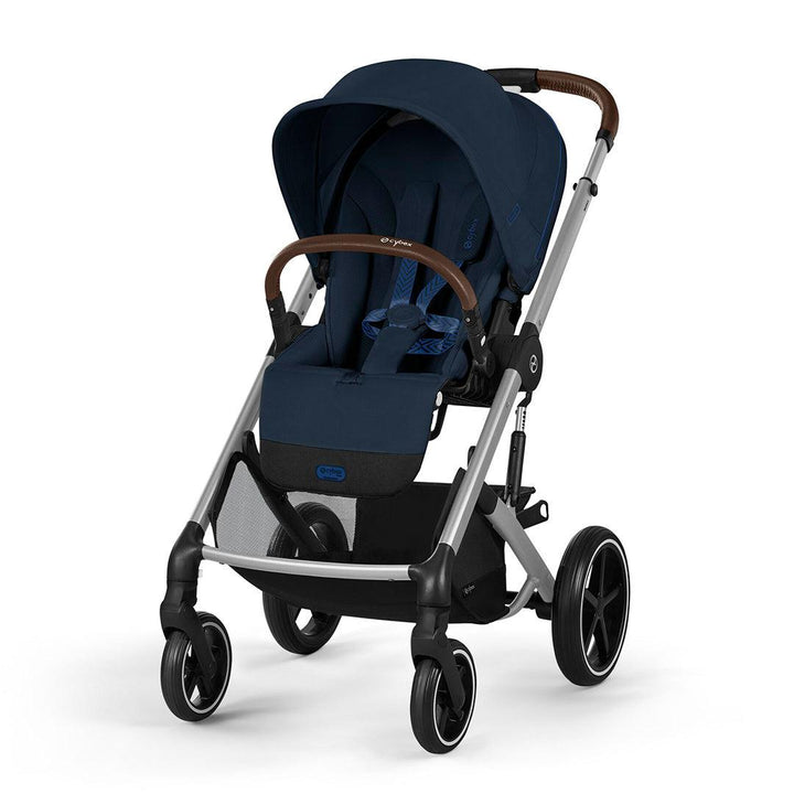 Cybex Balios S Lux Pushchair - Ocean Blue-Strollers-Ocean Blue-Silver | Natural Baby Shower