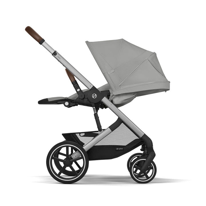 CYBEX Balios S Lux Pushchair - Stone Grey-Strollers-Stone Grey-Silver | Natural Baby Shower