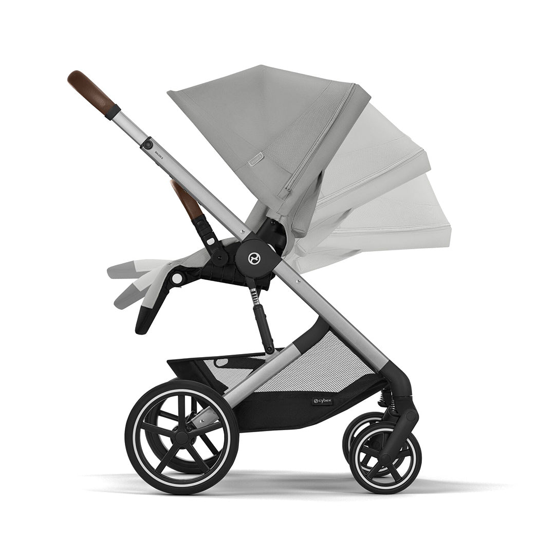 CYBEX Balios S Lux Pushchair - Stone Grey-Strollers-Stone Grey-Silver | Natural Baby Shower