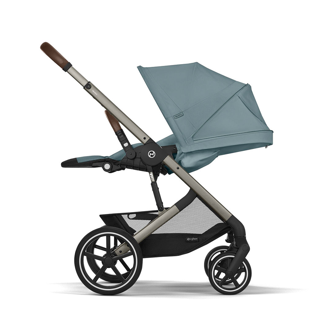 CYBEX Balios S Lux Pushchair - Stormy Blue-Strollers-Stormy Blue-Taupe | Natural Baby Shower