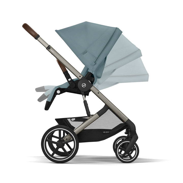 CYBEX Balios S Lux Pushchair - Stormy Blue-Strollers-Stormy Blue-Taupe | Natural Baby Shower