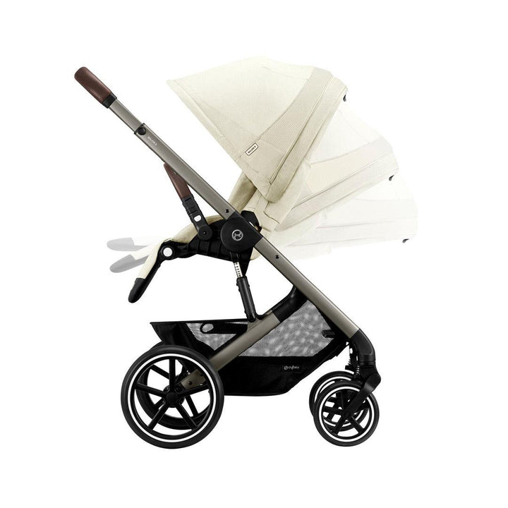 CYBEX Balios S Lux Pushchair - Seashell Beige - Taupe-Strollers-Seashell Beige-Taupe | Natural Baby Shower