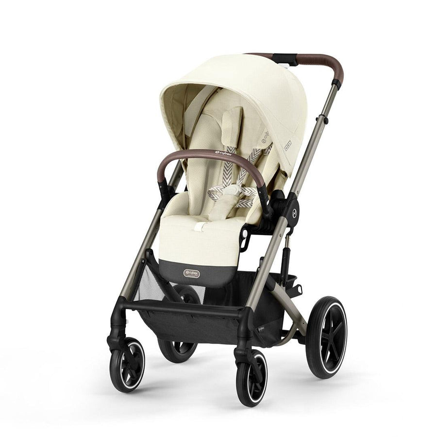 CYBEX Balios S Lux Pushchair - Seashell Beige - Taupe-Strollers-Seashell Beige-Taupe | Natural Baby Shower